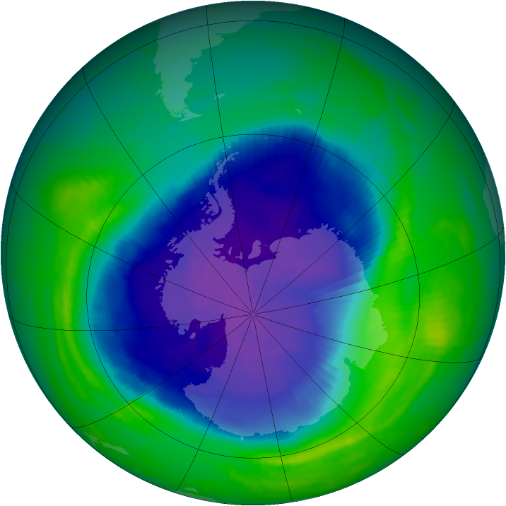 Ozone Map 1990-10-16